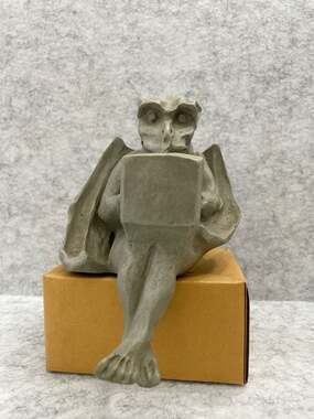 Vintage 1997 HPI Gargoyle with Laptop Resin Shelf Sitter Figurine